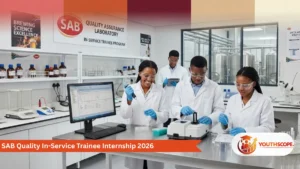 SAB Quality In-Service Trainee Internship 2026 laboratory training opportunity for Biotechnology and Analytical Chemistry students