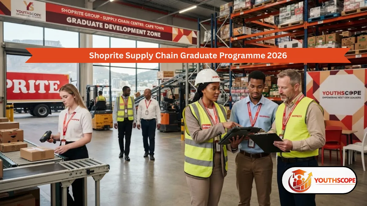South African graduates gaining supply chain experience during the Shoprite Supply Chain Graduate Programme 2026.