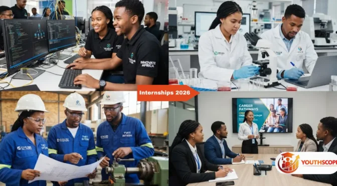 Internships 2026: 5 South African Opportunities Open in July for Graduates, TVET Students and Youth