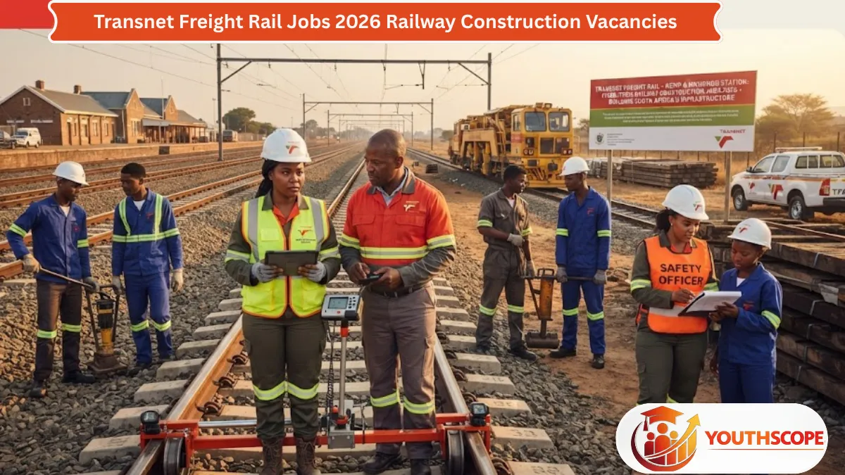 Transnet Freight Rail railway construction workers applying for fixed-term jobs in South Africa 2026