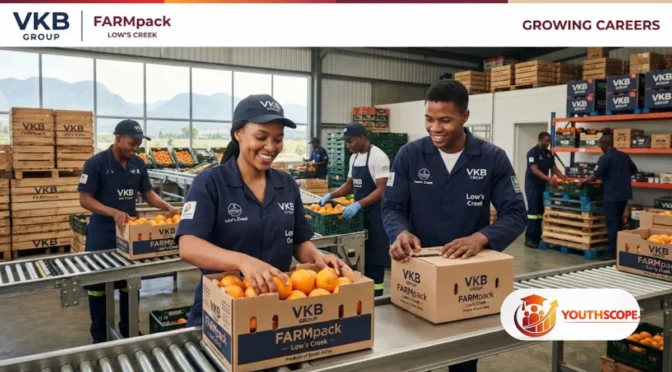General Worker Job at VKB Group Farmpack Low’s Creek Mpumalanga 2026– Apply Now
