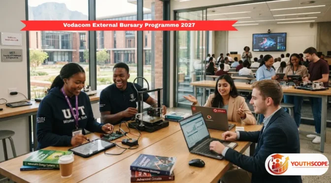 Bursary 2027: Vodacom External Bursary Covers Tuition, Accommodation, Laptop and Workplace Experience