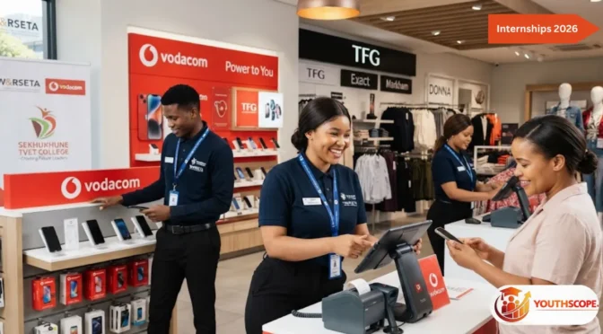 W&RSETA 18-Month Internship 2026 Now Open at Vodacom & TFG Retail Stores – Apply Before 10 July