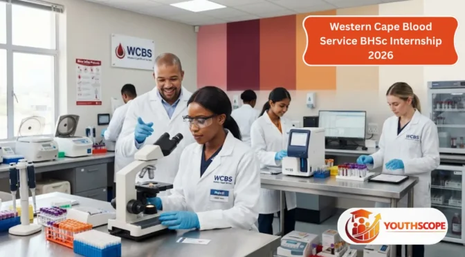 Western Cape Blood Service BHSc Internship 2026 Offers Bursary, Stipend and Employment Opportunity
