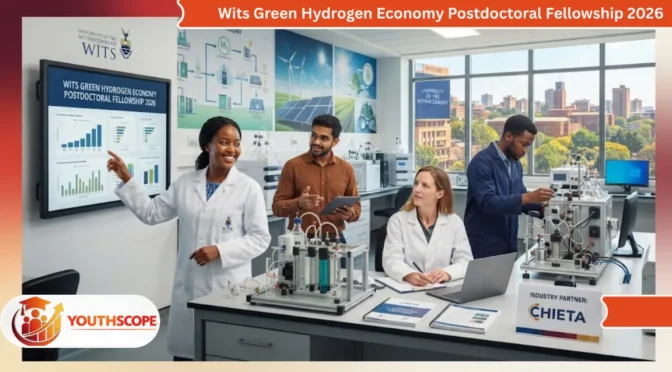 Wits Offers R300 000 Tax-Free Green Hydrogen Postdoctoral Fellowship for 2026