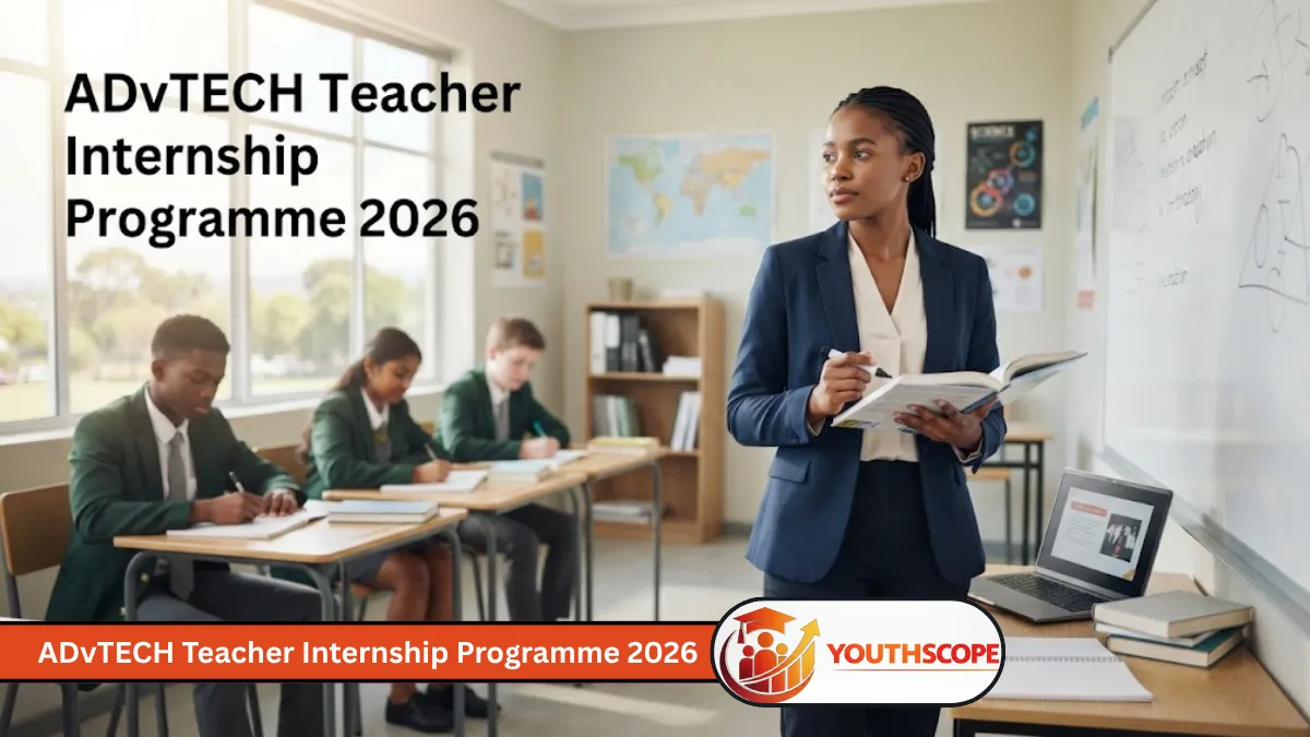 Student teacher gaining classroom experience during the ADvTECH Teacher Internship Programme 2026