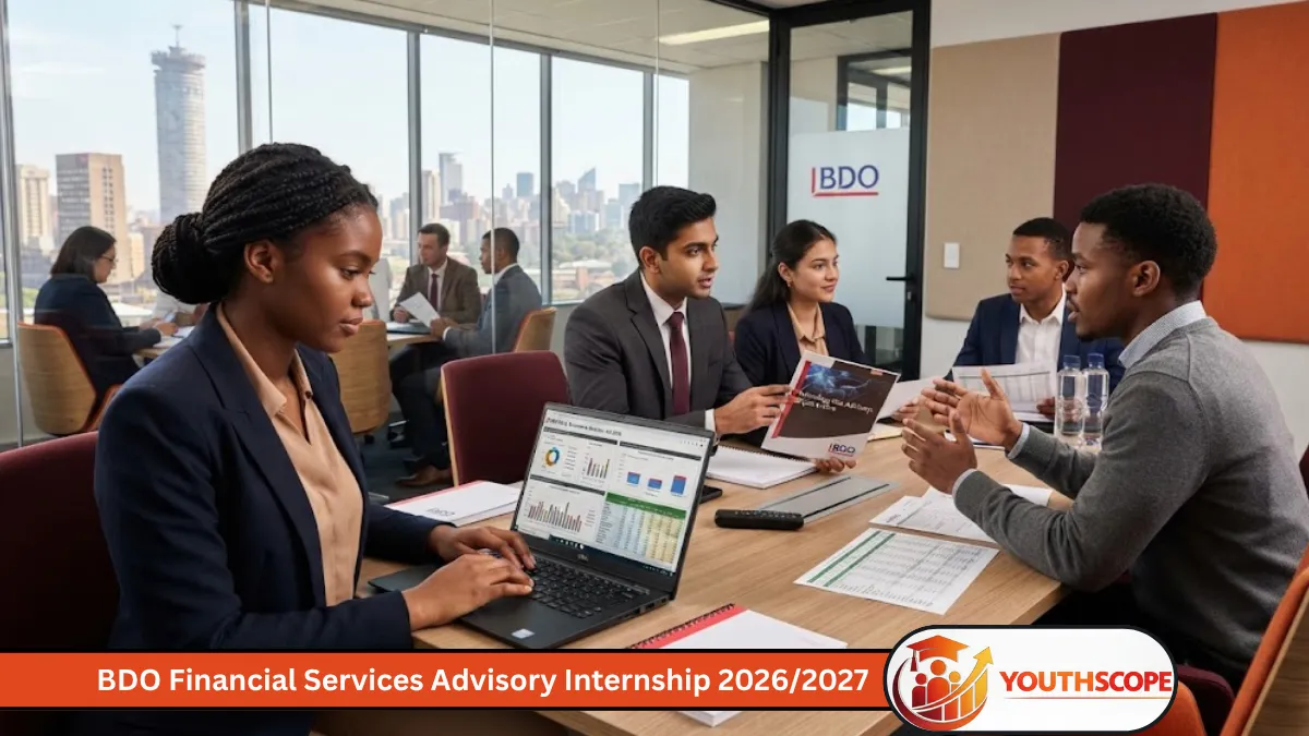 BDO Financial Services Advisory Internship 2026/27 for South African graduates in Johannesburg