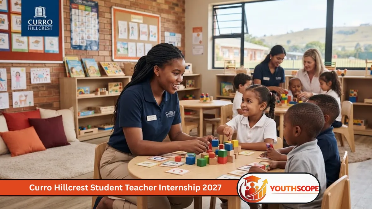 Curro Hillcrest Student Teacher Internship 2027 in KwaZulu-Natal