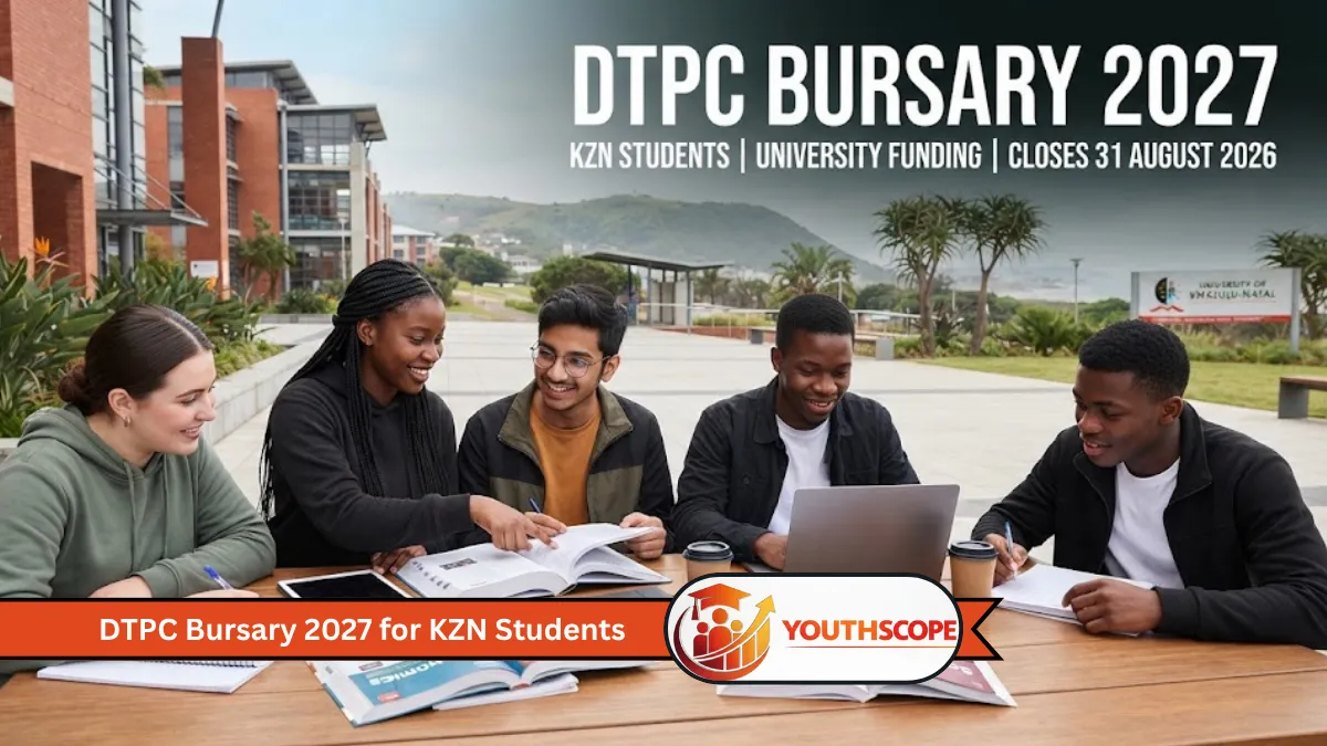 DTPC Bursary 2027 for KwaZulu-Natal university students