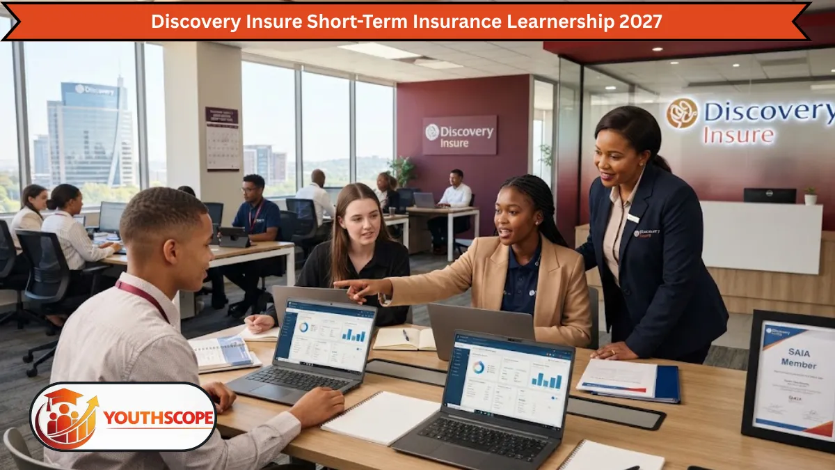 Discovery Insure Short-Term Insurance Learnership 2027 for Grade 12 youth