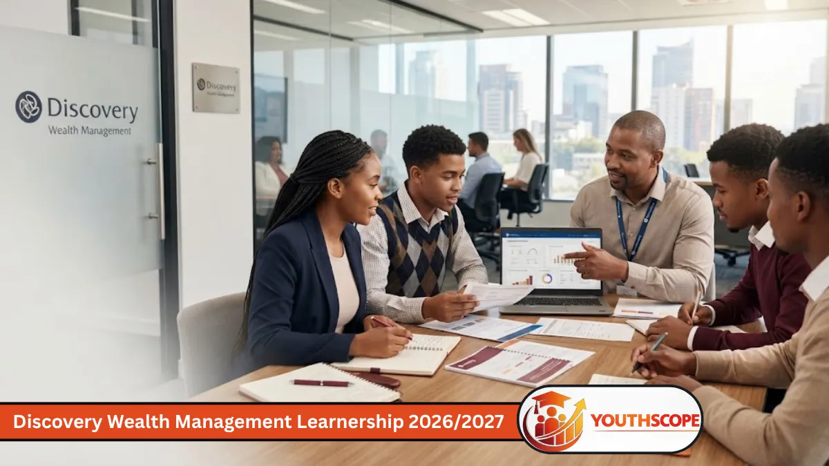 Discovery Wealth Management Learnership 2026/2027 for young South African learners in Sandton