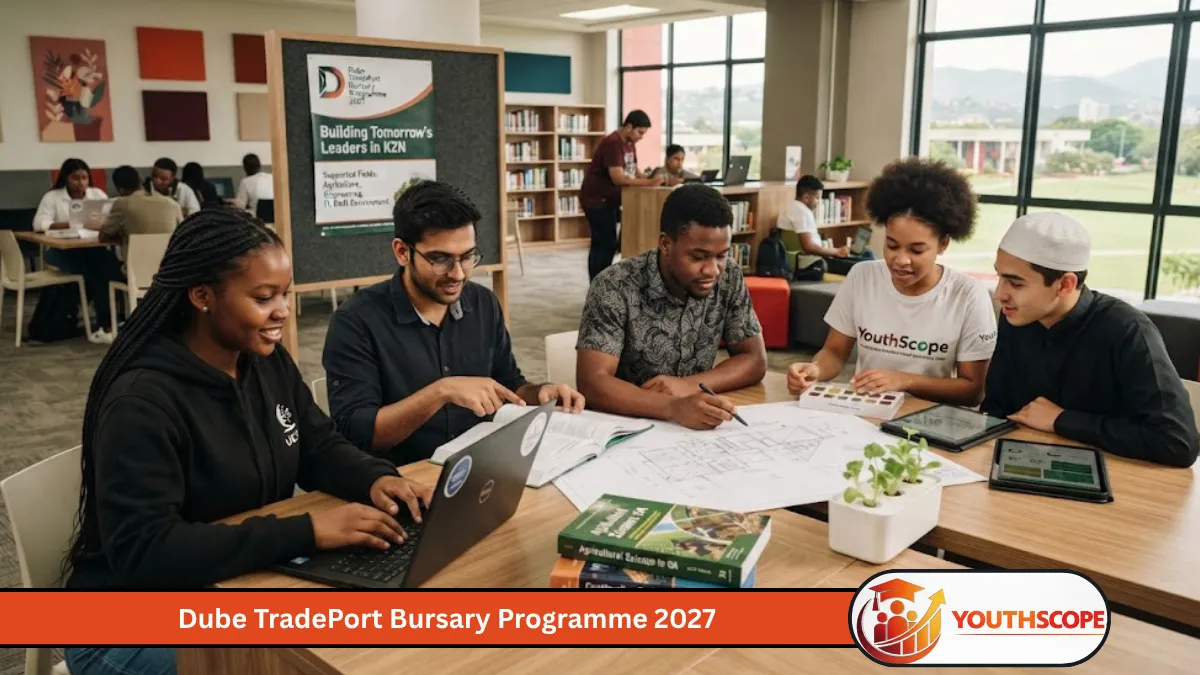 Dube TradePort Bursary Programme 2027 for KwaZulu-Natal undergraduate students