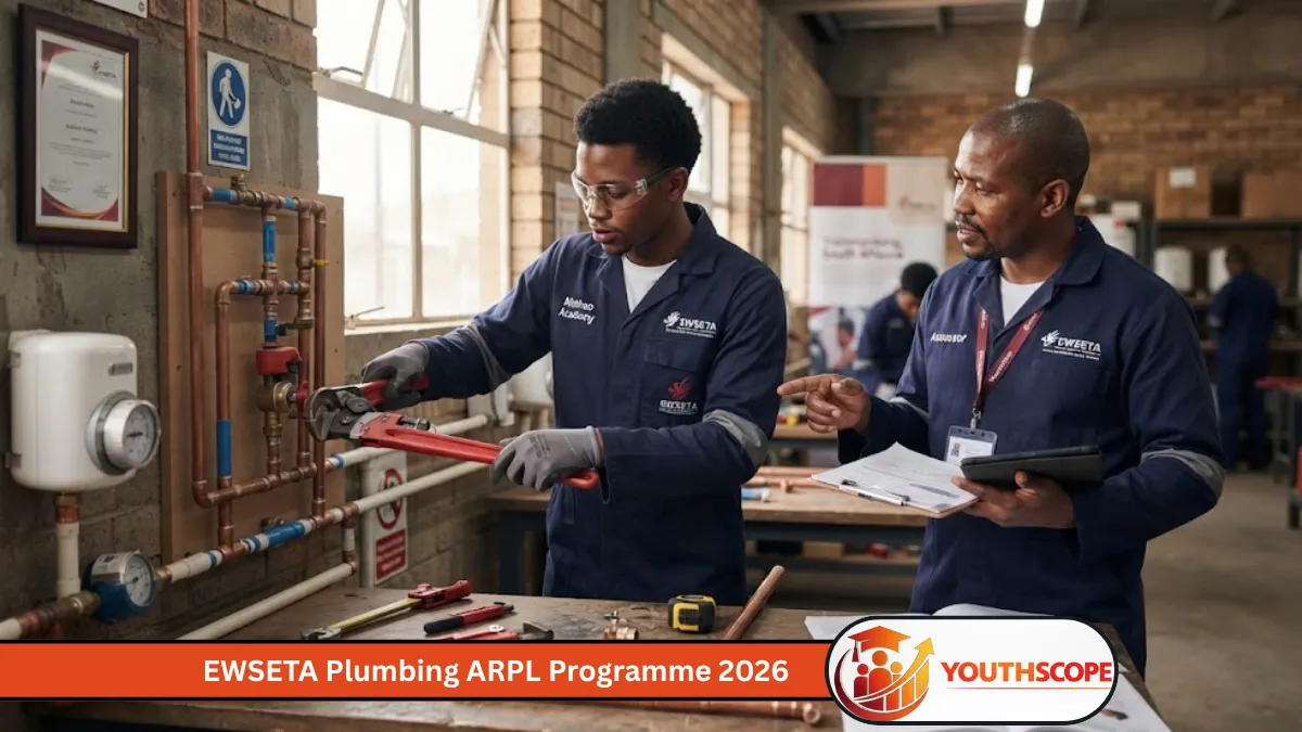 Experienced South African plumber completing EWSETA ARPL artisan assessment in Johannesburg
