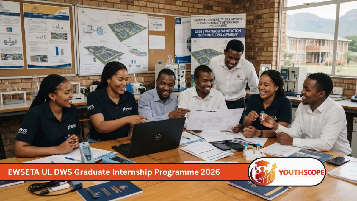 EWSETA UL DWS Graduate Internship 2026 for University of Limpopo water and sanitation graduates
