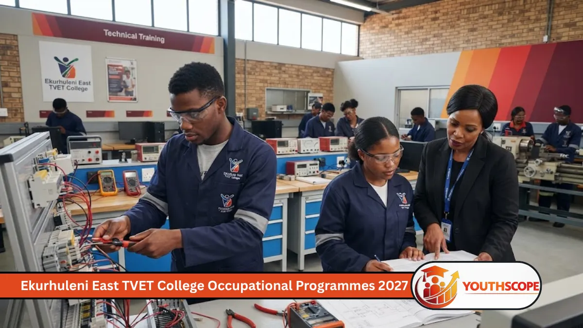 Ekurhuleni East TVET College students in practical occupational training for the 2027 intake