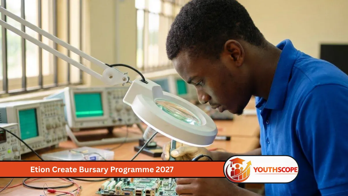 Etion Create Bursary Programme 2027 for South African Electronics and Computer Engineering students