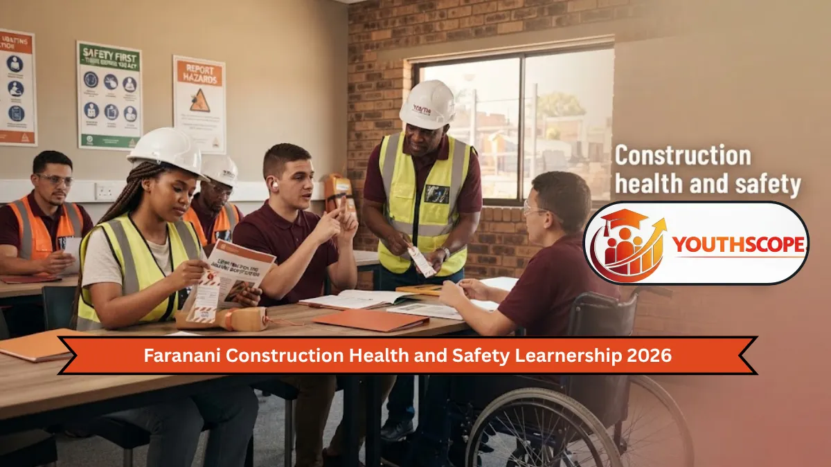 Faranani Construction Health and Safety Learnership 2026 trainees during workplace safety training in South Africa