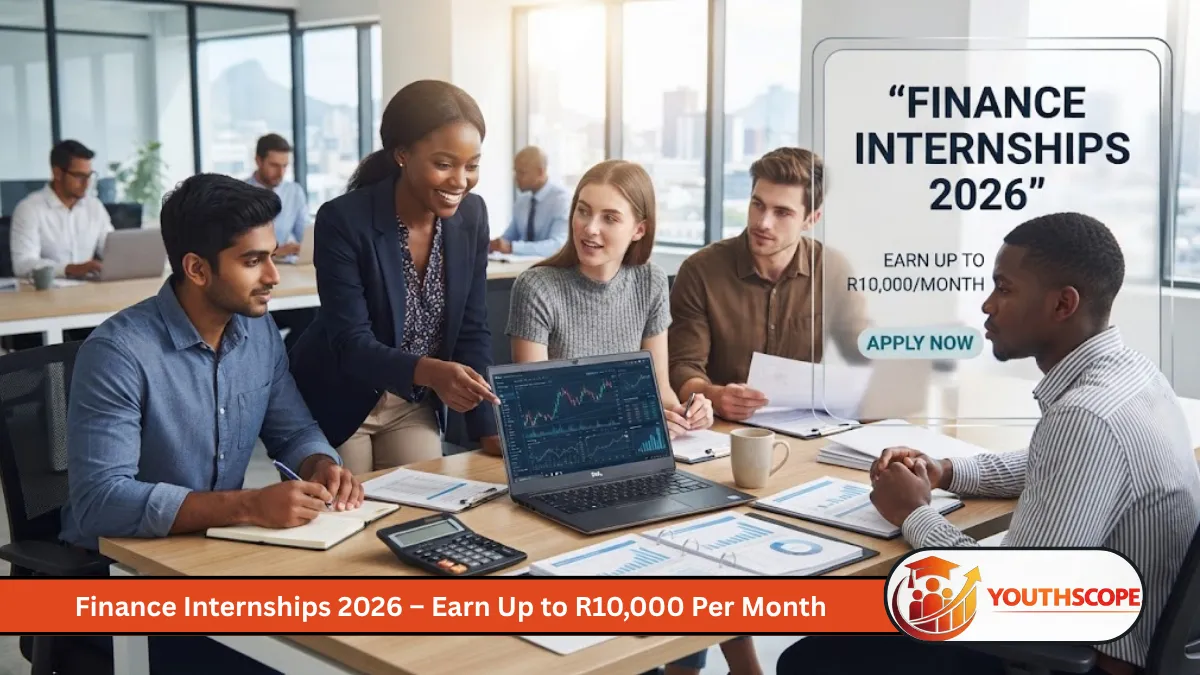 Finance internships 2026 in South Africa paying up to R10,000 per month