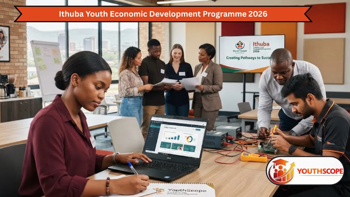 Young South African adults taking part in an Ithuba youth economic development training programme in Tshwane