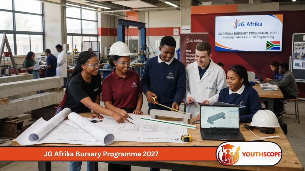 JG Afrika Bursary Programme 2027 for Civil Engineering students