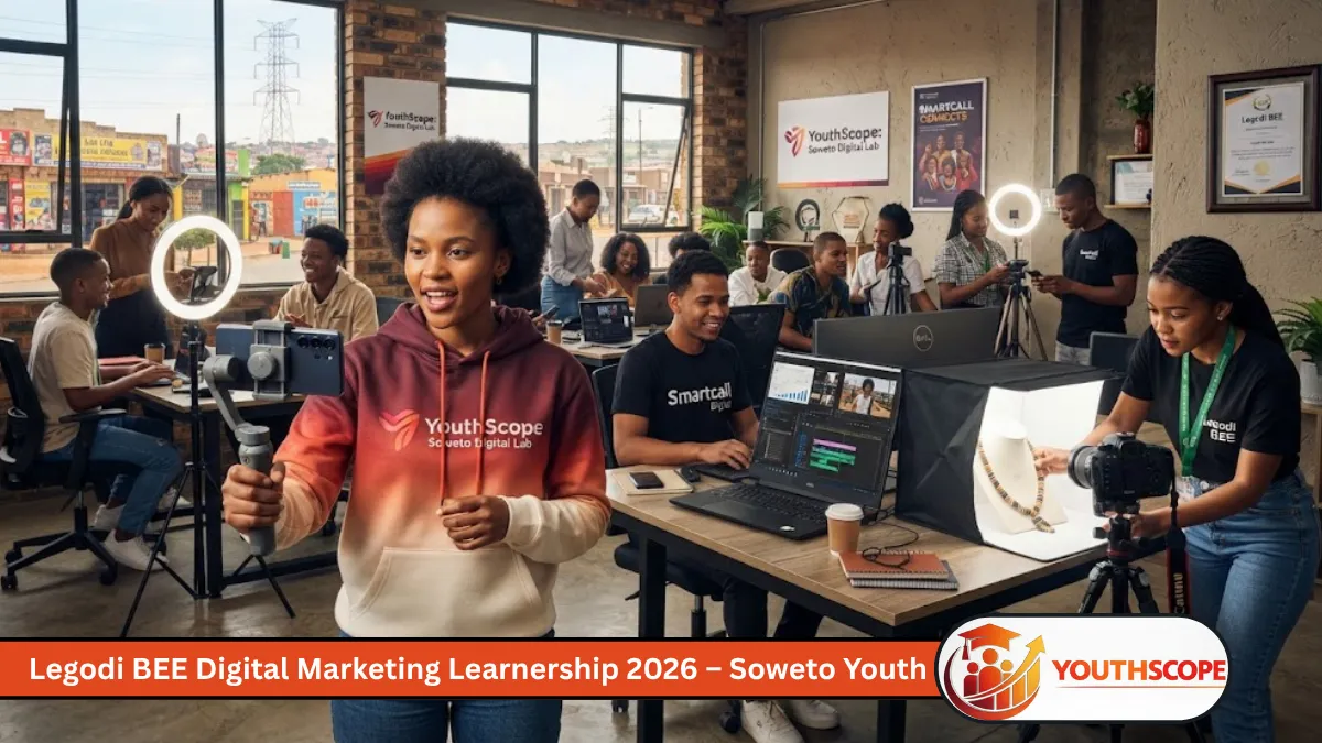 Legodi BEE Digital Marketing Learnership 2026 for Soweto youth creating social media content