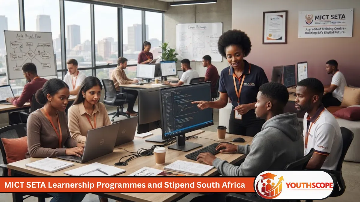 MICT SETA learnership training for young South African technology learners