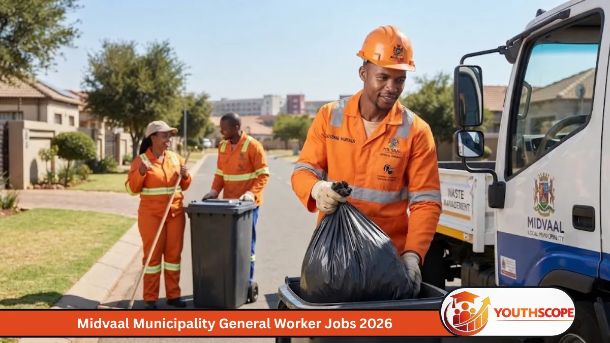Midvaal Municipality General Worker vacancies 2026 in Meyerton Gauteng