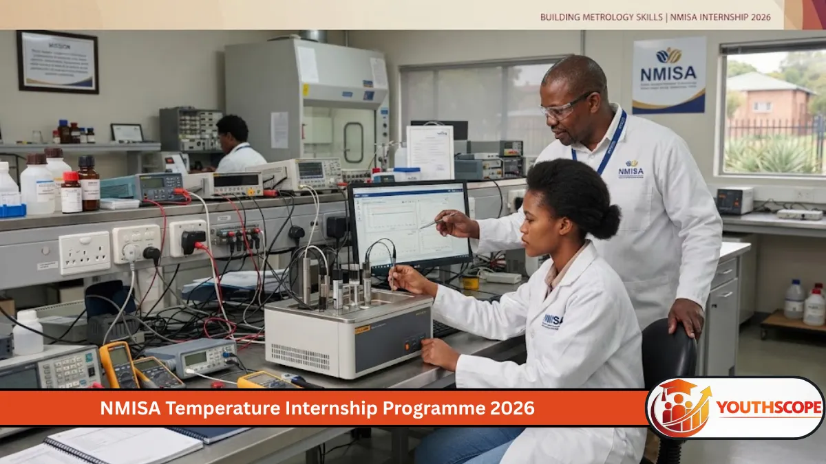 NMISA Temperature Internship 2026 for Physics graduates in Pretoria
