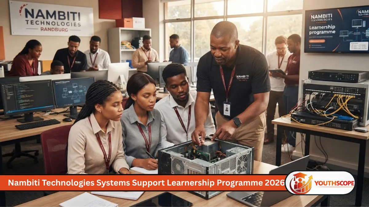 Nambiti Technologies Systems Support Learnership 2026 for Matric youth in Randburg