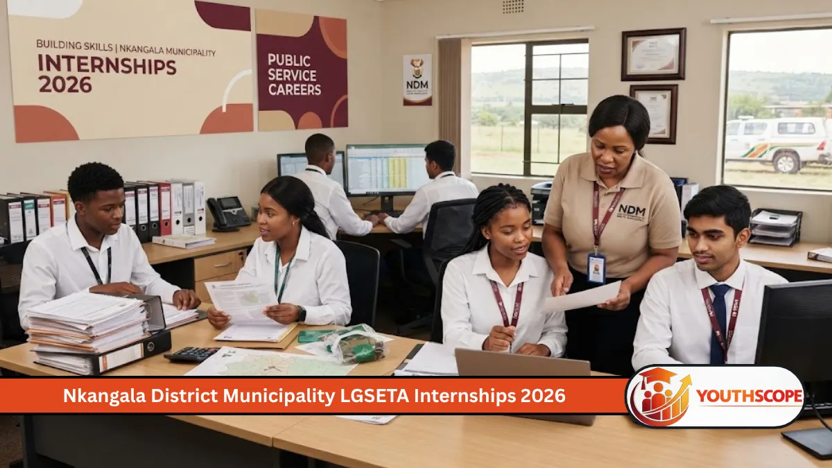 Nkangala District Municipality LGSETA Internships 2026 for South African youth