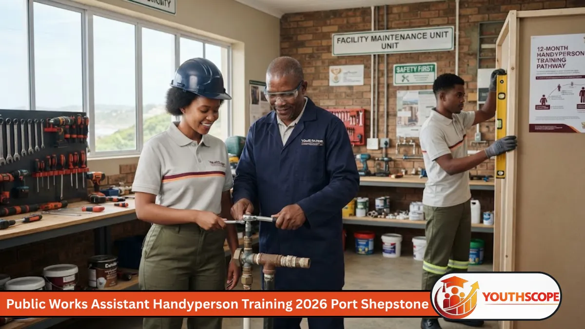 Public Works Assistant Handyperson trainees receiving technical training in Port Shepstone