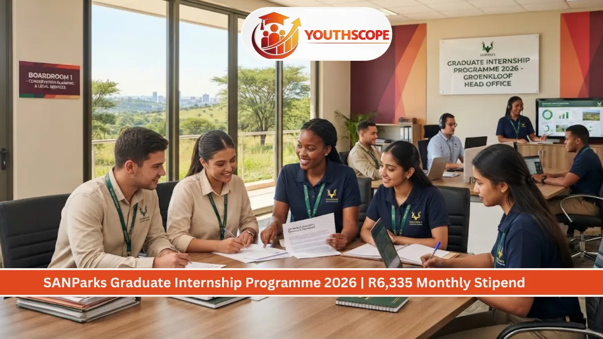 SANParks Graduate Internship Programme 2026 for unemployed South African graduates in Pretoria.