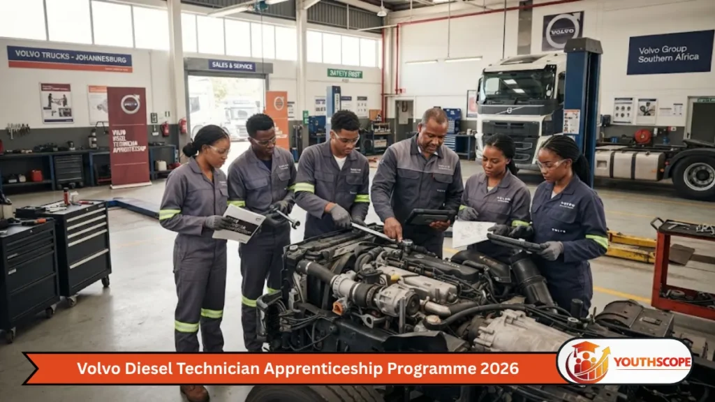 Volvo Diesel Technician Apprenticeship 2026 for South African youth aged 18 to 30