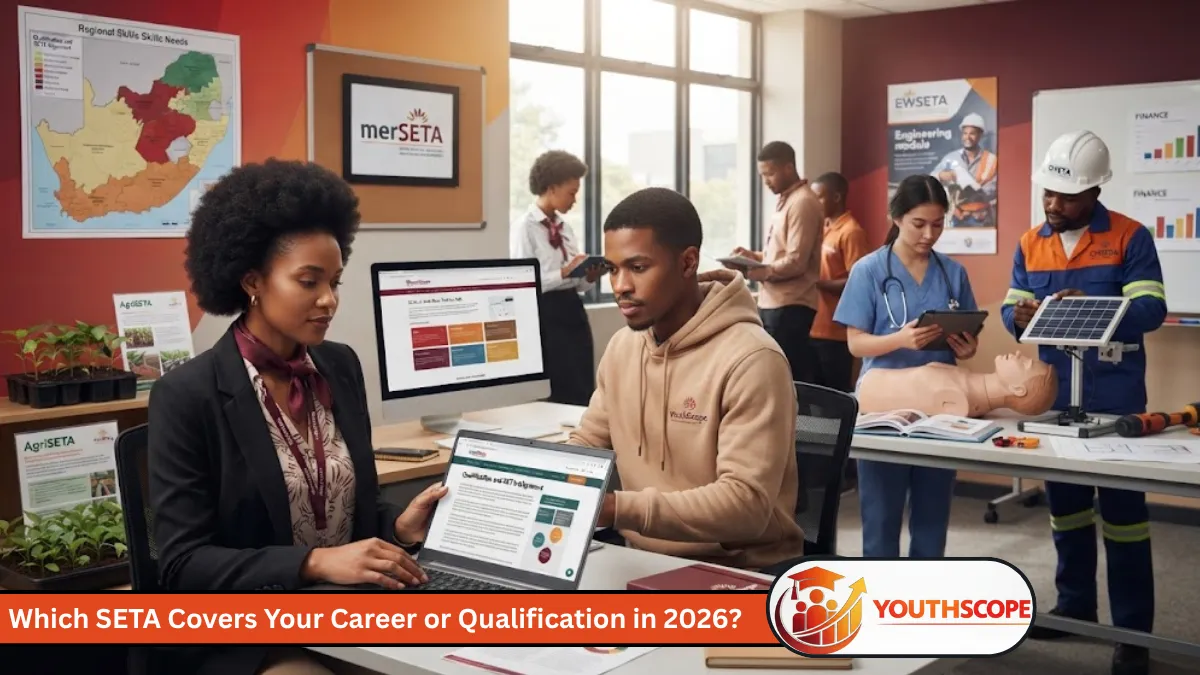 Young South Africans researching SETA career and qualification pathways in 2026