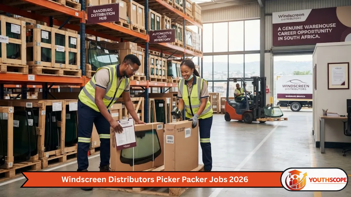 Windscreen Distributors Picker Packer job opportunity in Randburg, Gauteng