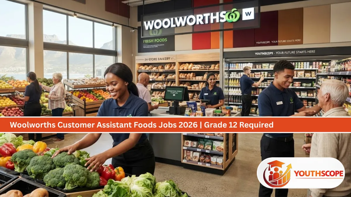Woolworths Customer Assistant Foods jobs in Camps Bay for Grade 12 job seekers.