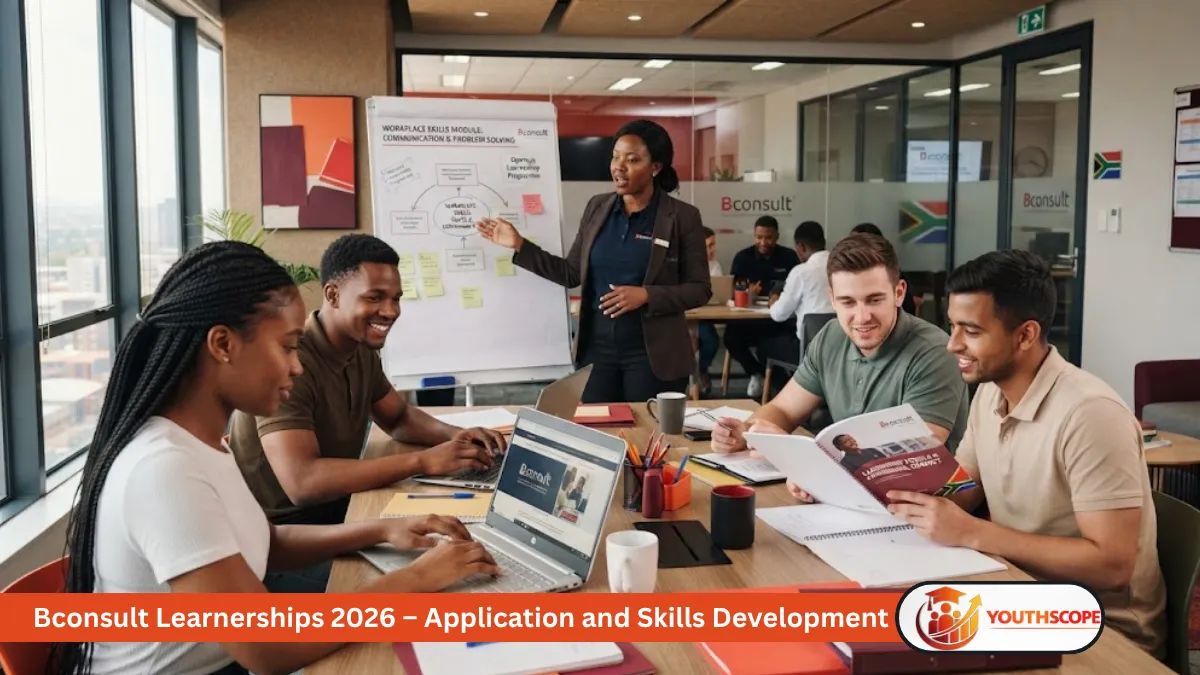 Young South African learners attending a Bconsult skills development programme