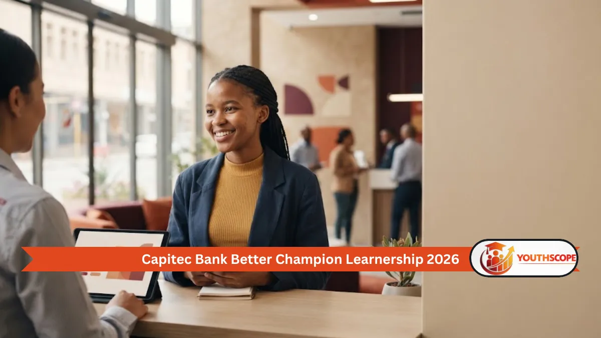 Capitec Bank Better Champion Learnership 2026 opportunity for South African Grade 12 applicants
