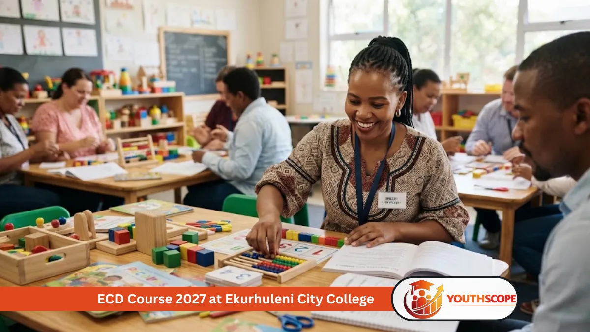 Student studying an Early Childhood Development Practitioner course in South Africa