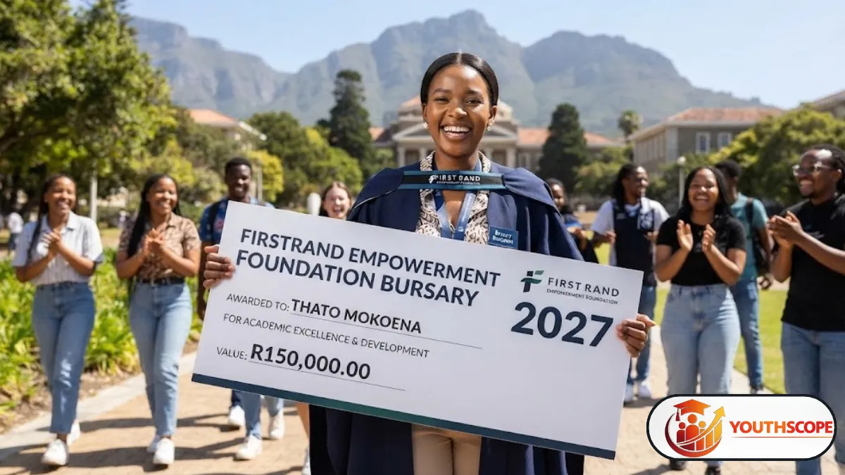South African postgraduate student studying at a university for an Honours degree