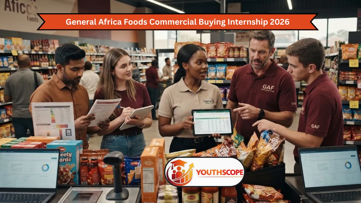 General Africa Foods Commercial Buying Internship 2026 for South African graduates