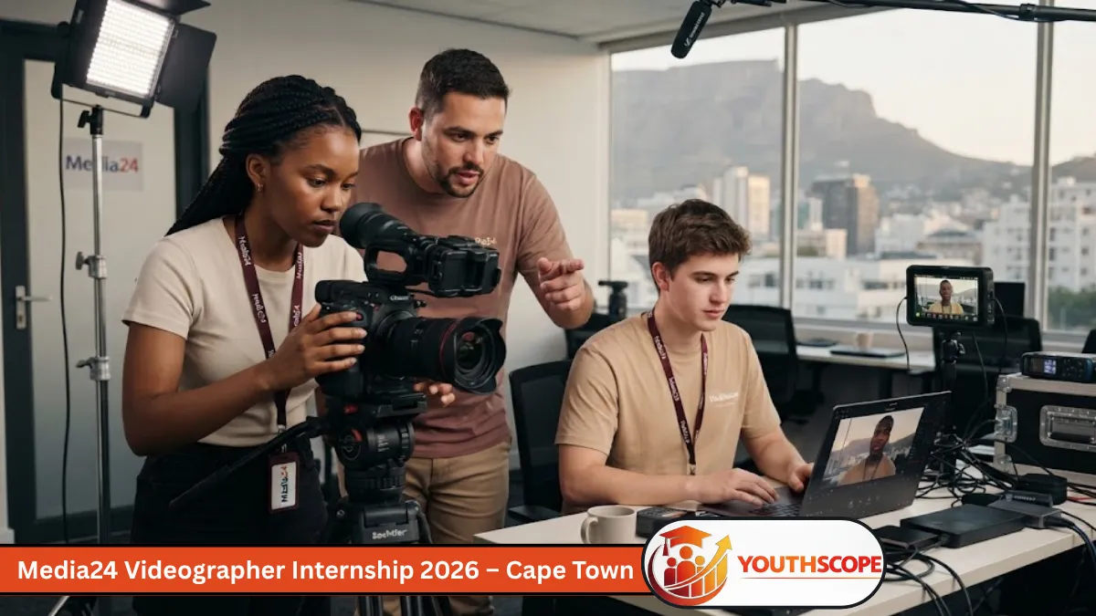 Media24 Videographer Internship 2026 for young South African media graduates