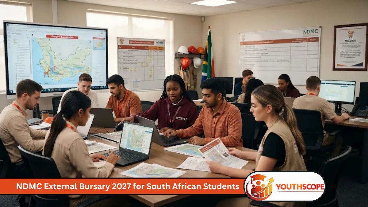 Young South African students studying disaster management during professional training