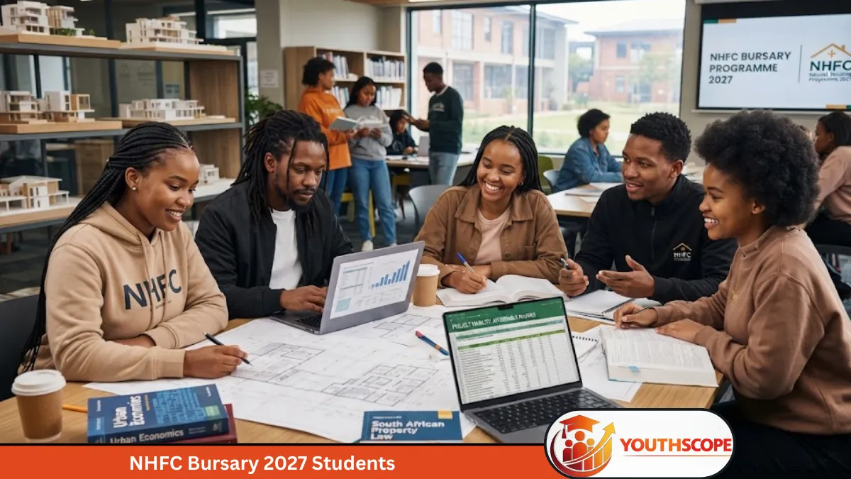 NHFC Bursary 2027 students studying housing finance and built environment courses