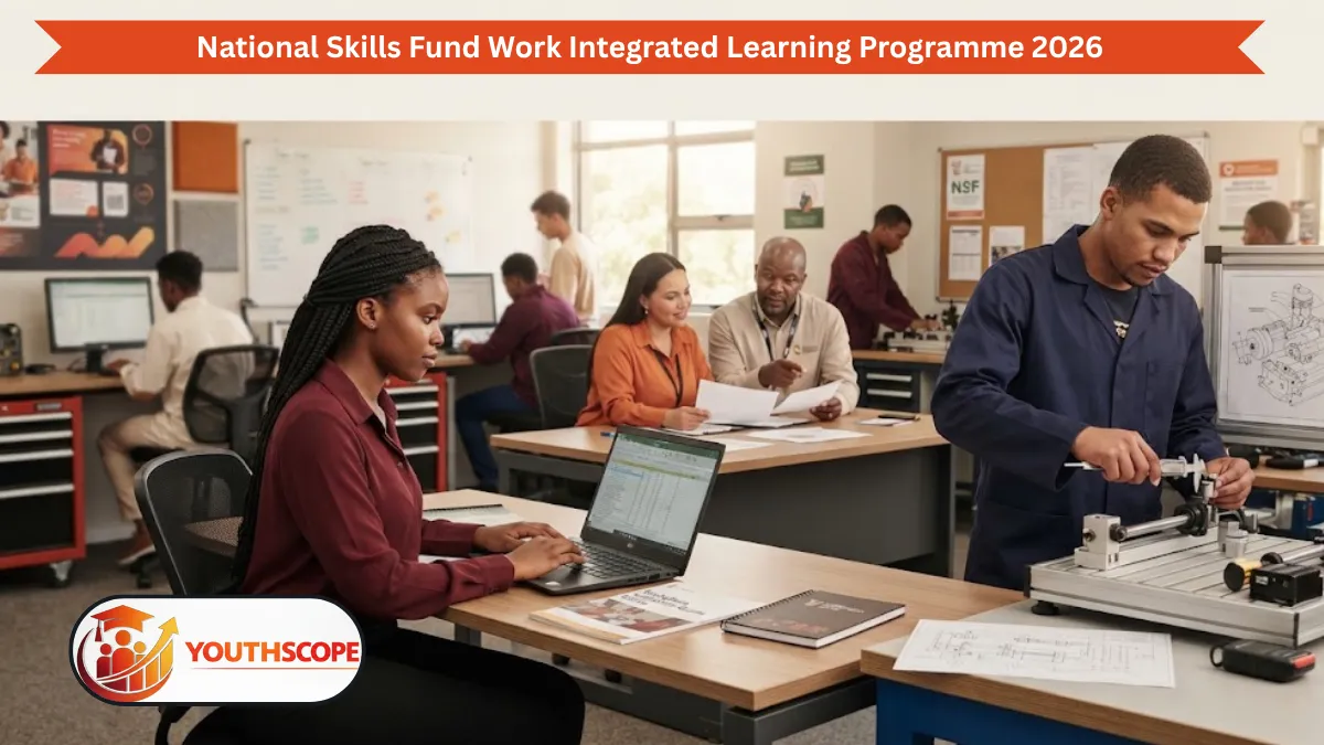 Young South African graduates gaining practical workplace experience through a skills development programme
