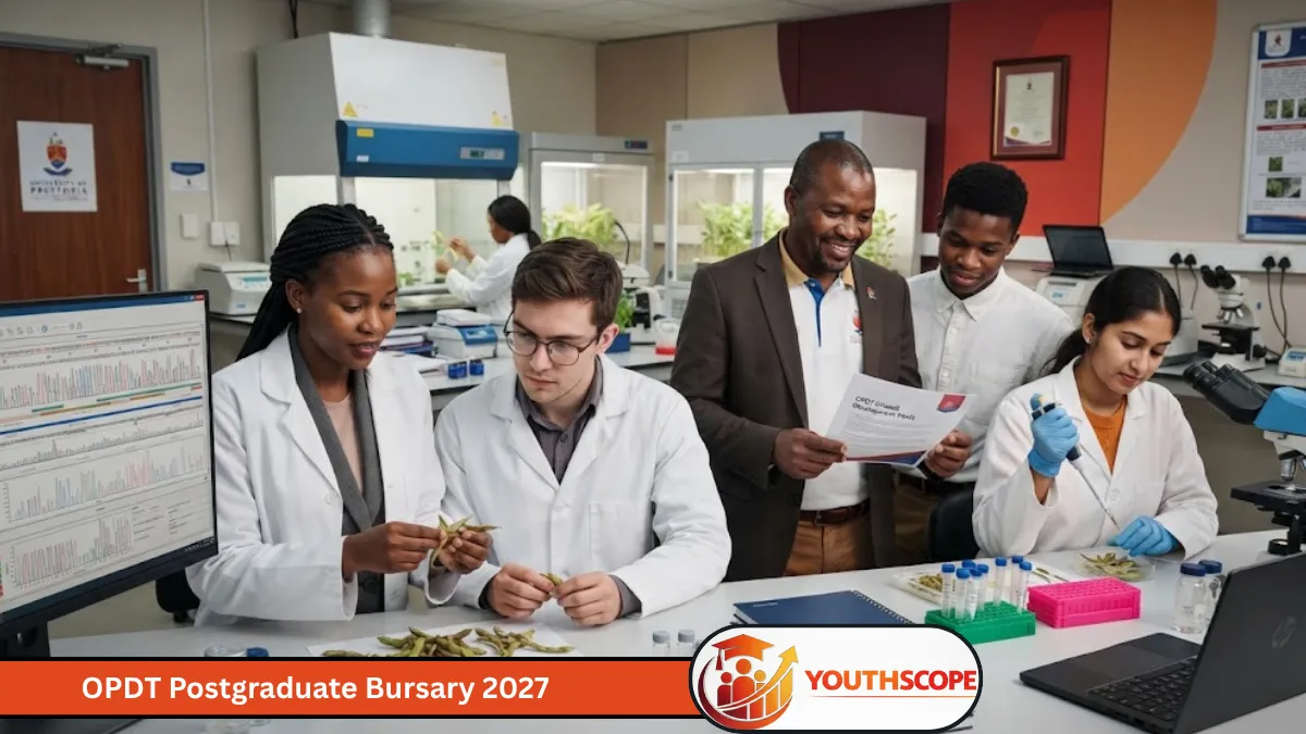 South African postgraduate researchers conducting agricultural science research at a university laboratory