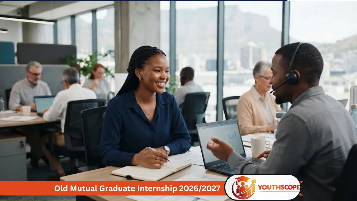 Young South African graduate preparing for an Old Mutual Multiskilled Consultant internship