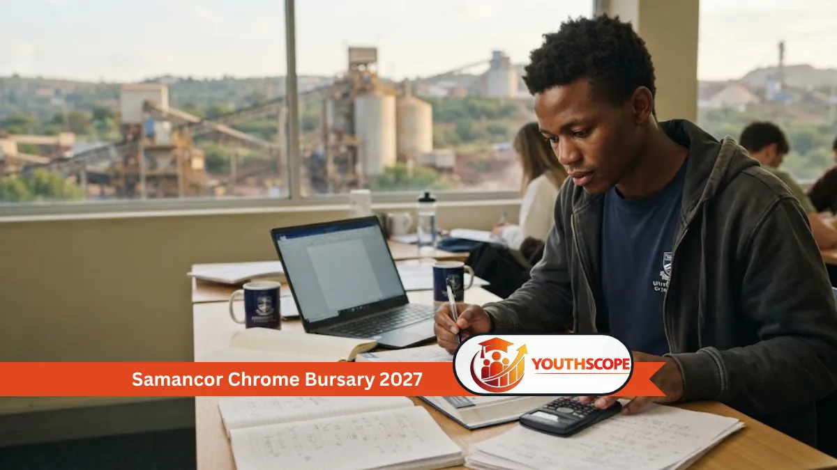 South African engineering student studying for the Samancor Chrome Bursary 2027