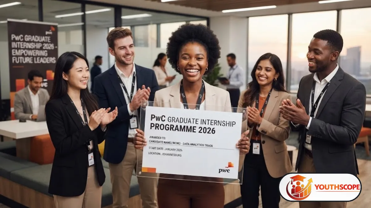 South African graduate working in a modern corporate procurement environment