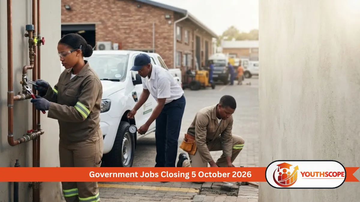 South African workers representing plumbing, driving and maintenance careers